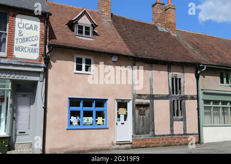 Musée de la vie de la maison de tisserand, Upper Spelon Street, Spelon End, Coventry, West Midlands, Angleterre, Grande-Bretagne, Royaume-Uni, Europe Banque D'Images