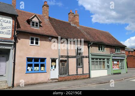 Musée de la vie de la maison de tisserand, Upper Spelon Street, Spelon End, Coventry, West Midlands, Angleterre, Grande-Bretagne, Royaume-Uni, Europe Banque D'Images