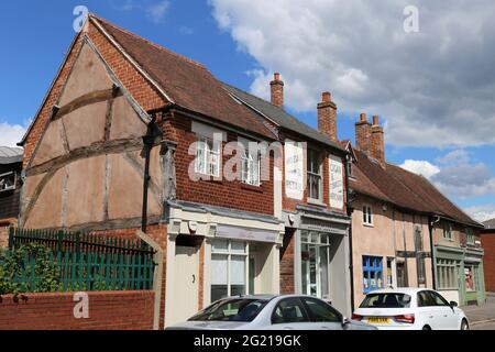 Musée de la vie de la maison de tisserand, Upper Spelon Street, Spelon End, Coventry, West Midlands, Angleterre, Grande-Bretagne, Royaume-Uni, Europe Banque D'Images