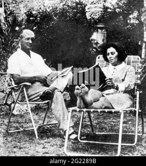 Dayan, Moshe, 20.5.1915 - 16.10.1981, général et politicien israélien, avec son épouse Ruth, vers 1960, INFO-DROITS-AUTORISATION-SUPPLÉMENTAIRES-NON-DISPONIBLE Banque D'Images