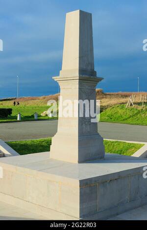 Boulogne sur Mer (nord de la France) : monument en l'honneur de Napoléon Banque D'Images
