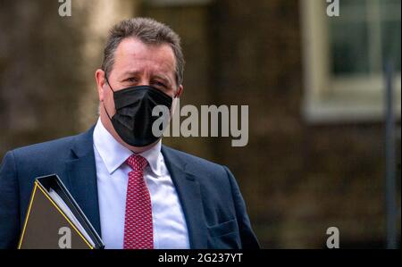 Londres, Royaume-Uni. 08 juin 2021. Mark Spenser, whip en chef, arrive à une réunion du cabinet au 10 Downing Street Londres. Crédit : Ian Davidson/Alay Live News Banque D'Images