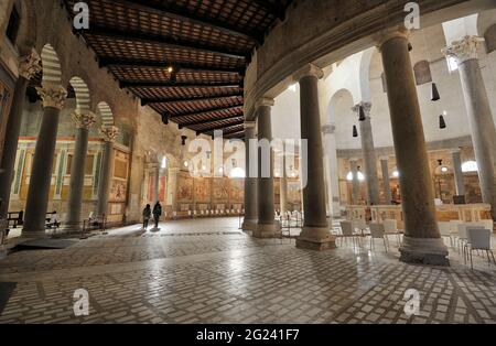 Italie, Rome, Celio, église Santo Stefano Rotondo Banque D'Images