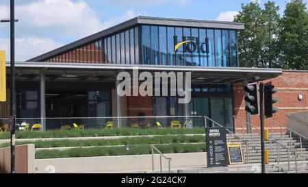 Ipswich, Suffolk - 8 juin 2021 : The Hold, Suffolk archives et bibliothèque sur Fore Street. Banque D'Images