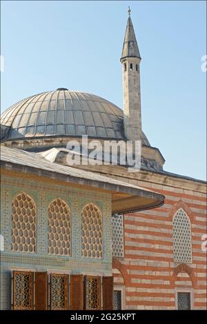 Dix-septième siècle ce Twin Kiosk / Appartements de la Couronne Prince. Partie de la section impériale du palais de Topkapi, Istanbul, Turquie Banque D'Images