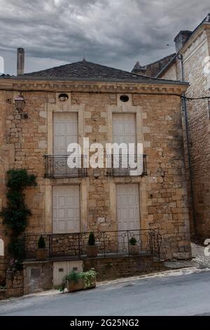 Château de Beaumontois-en-Périgord, France Banque D'Images