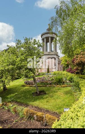 Écosse. Les jardins commémoratifs de Robert Burns à Alloway, dans le Ayrshire, en Écosse, dédiés au célèbre poète et auteur Banque D'Images