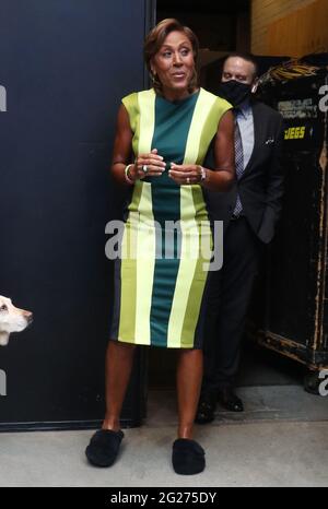 New York, NY, États-Unis. 08 juin 2021. Robin Roberts vu aux studios ABC à New York le 08 juin 2021. Crédit : RW/Media Punch/Alamy Live News Banque D'Images