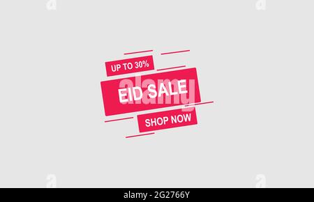 Cette bannière de vente Eid, illustration vectorielle. Illustration de Vecteur