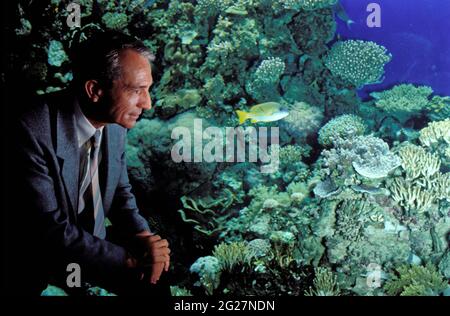 FRANCE. PRINCIPAUTÉ DE MONACO. MUSÉE OCÉANOGRAPHIQUE DE MONACO. PROF JEAN JAUBERT (SPÉCIALISTE MONDIAL DU CORAIL) ANCIEN DIRECTEUR DE L'OCÉANOLOGIE EUROPÉENNE O Banque D'Images