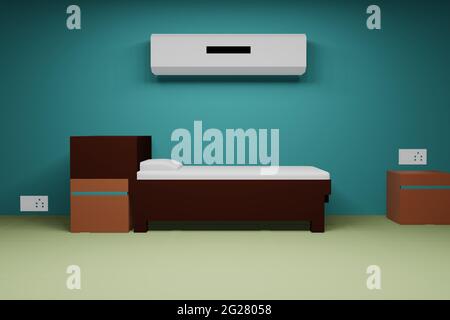 3d chambres Banque D'Images