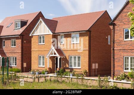 Nouveau build maison détaché. Essex. ROYAUME-UNI Banque D'Images