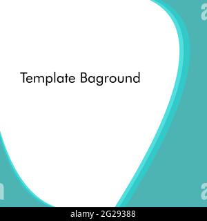 modèle de diagramme simple en vert Illustration de Vecteur