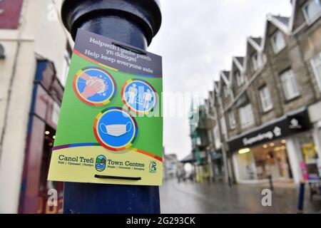 Porthcawl, pays de Galles, pendant le niveau 4 Covid 19 / verrouillage du coronavirus. Mercredi 3 mars 2021. - Banque D'Images