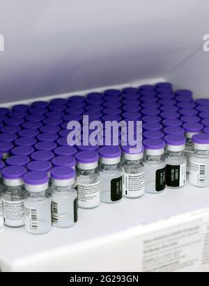 Mise en œuvre du vaccin contre le coronavirus photo prise le 25 mai 2021 Banque D'Images