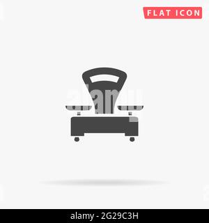 Icône Balance Flat Vector. Illustrations dessinées à la main. Illustration de Vecteur