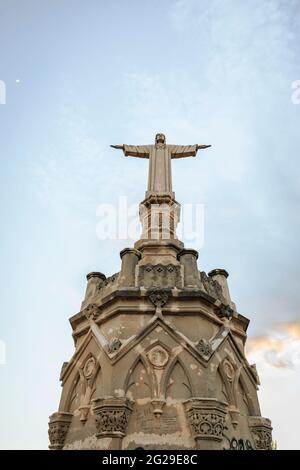Statue du Christ Rédempteur dans l'après-midi Banque D'Images