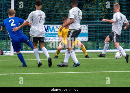 Hereford, Royaume-Uni. 15 août 2020. L'hôtel est idéal avant la saison entre le Hereford Lads Club et Littleton Banque D'Images