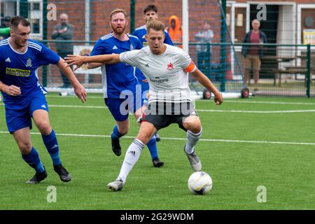 Hereford, Royaume-Uni. 15 août 2020. L'hôtel est idéal avant la saison entre le Hereford Lads Club et Littleton Banque D'Images