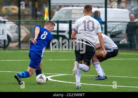 Hereford, Royaume-Uni. 15 août 2020. L'hôtel est idéal avant la saison entre le Hereford Lads Club et Littleton Banque D'Images