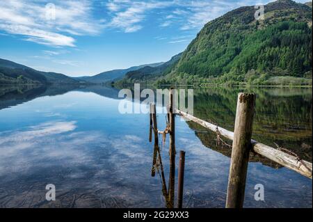 Loch Lubnaig dans les Highlands écossais Banque D'Images
