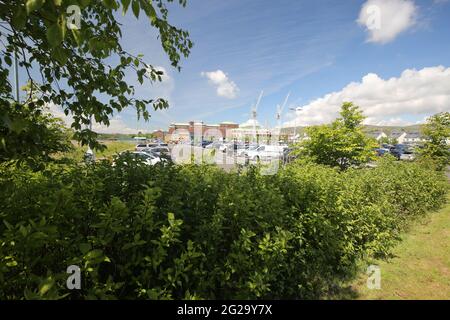 Golden Jubilee National Hospital, Agamemnon St, Clydebank G81 4DY Ecosse, Royaume-Uni Banque D'Images