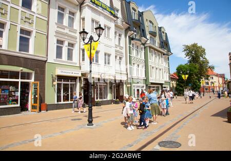 Zelenogradsk, Russie – 09 juin 2021 : vue de l’oblast de Zelenogradsk, Kaliningrad. Banque D'Images