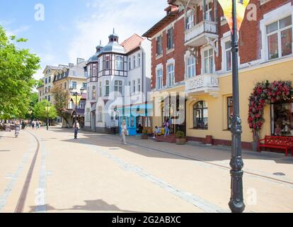 Zelenogradsk, Russie – 09 juin 2021 : vue de l’oblast de Zelenogradsk, Kaliningrad. Banque D'Images
