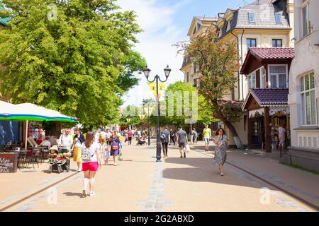 Zelenogradsk, Russie – 09 juin 2021 : vue de l’oblast de Zelenogradsk, Kaliningrad. Banque D'Images
