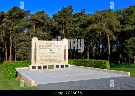 Première Guerre mondiale Division marocaine Mémorial des Marocains qui ont combattu dans l'Armée coloniale française à Givenchy-en-Gohelle (pas-de-Calais), France Banque D'Images