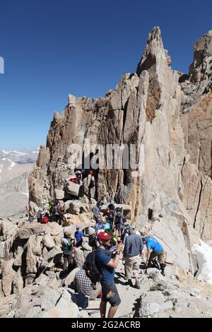 Mont Whitney Banque D'Images