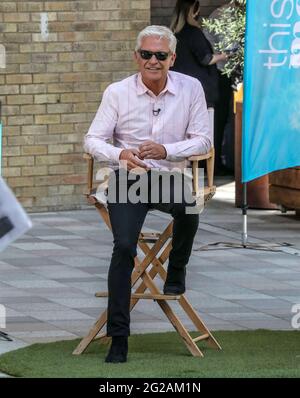 Londres, Royaume-Uni. 08 juin 2021. Phillip Schofield vu à l'extérieur des studios ITV à Londres. (Photo de Brett Cove/SOPA Images/Sipa USA) crédit: SIPA USA/Alay Live News Banque D'Images