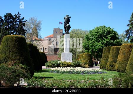 Le Monument de gratitude à la France au Parc Kalemegdan de Belgrade, Serbie Banque D'Images