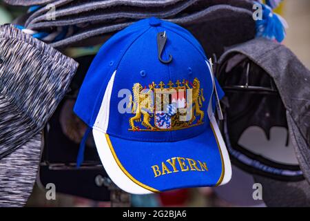 Casquettes de baseball de Munich - MUNICH, ALLEMAGNE - 03 JUIN 2021 Banque D'Images Casquettes de baseball de Munich - MUNICH, ALLEMAGNE - 03 JUIN 2021 Banque D'Images