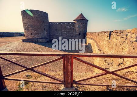 L'ancienne forteresse d'Akkerman dans la ville de Belgorod-Dnestrovsky dans la région d'Odessa. Ukraine Banque D'Images