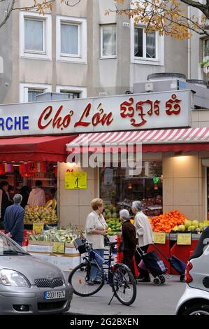 FRANCE. PARIS (75) 13E AR. CHINATOWN. SUPERMARCHÉ GRAND MAGASIN CHO LON (AVENUE D'IVRY) Banque D'Images
