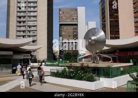 FRANCE. PARIS (75) 13E AR. CHINATOWN. LES OLYMPIADES Banque D'Images