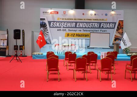 Eskisehir, Turquie. 10 juin 2021. Eskisehir Industry Fair - R & D, Industry and Technology Fair, Credit: Del Calle/Alamy Live News Banque D'Images