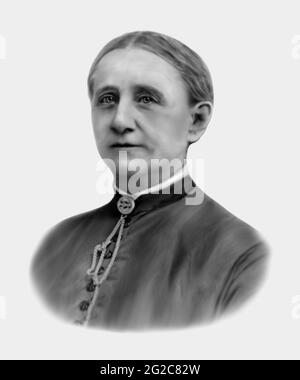 Antoinette Brown Blackwell 1825-1921 première femme à être ordonnée comme ministre protestant de courant dominant aux États-Unis Banque D'Images