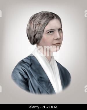 Lucy Stone 1818-1893 orateur de Suffragiste Abolitionniste américain Banque D'Images