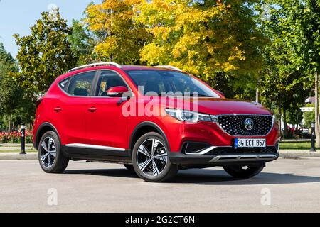 LE MG ZS est un SUV multisegment sous-compact produit par SAIC Motor sous la MARQUE MG. Une version entièrement électrique a fait ses débuts sous le nom de ZS EV. Banque D'Images