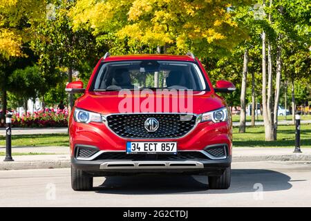 LE MG ZS est un SUV multisegment sous-compact produit par SAIC Motor sous la MARQUE MG. Une version entièrement électrique a fait ses débuts sous le nom de ZS EV. Banque D'Images