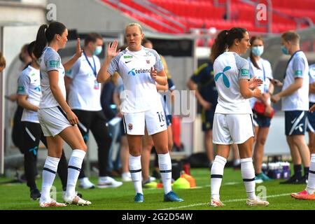 Kalmar, Suède. 10 juin 2021. La Norvège à l'occasion du match amical du 10 juin 2021 entre la Suède et la Norvège à la Guldfageln Arena de Kalmar, Suède crédit: SPP Sport Press photo. /Alamy Live News Banque D'Images