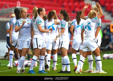 Kalmar, Suède. 10 juin 2021. La Norvège à l'occasion du match amical du 10 juin 2021 entre la Suède et la Norvège à la Guldfageln Arena de Kalmar, Suède crédit: SPP Sport Press photo. /Alamy Live News Banque D'Images