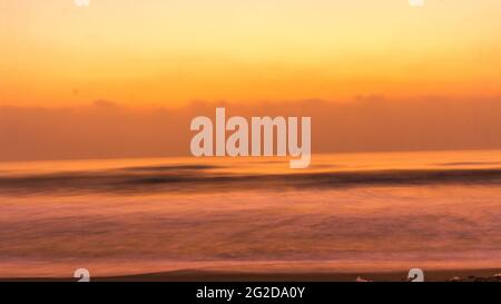 Elliot's Beach à Chennai le matin Banque D'Images