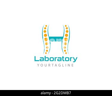 Lettre initiale alphabet logo de la fiole entièrement modifiable vecteur, conception pour pharmacie, laboratoire, hôpital et autres services médicaux et de santéCe conception Illustration de Vecteur