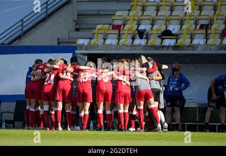 Stade Horsens, Horsens, Danemark. 10 juin 2021. Équipe danoise au Danemark contre l'Australie au Horsens Stadium, Horsens, Danemark. Kim Price/CSM/Alamy Live News Banque D'Images