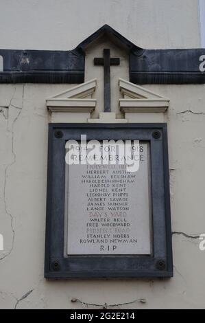 War Memorial, Holywell Hill, St Albans, Hertfordshire Banque D'Images