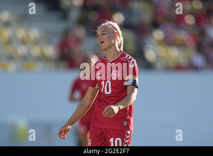 Stade Horsens, Horsens, Danemark. 10 juin 2021. Danemark Pernille plus dur pendant le Danemark contre l'Australie sur le stade Horsens, Horsens, Danemark. Kim Price/CSM/Alamy Live News Banque D'Images