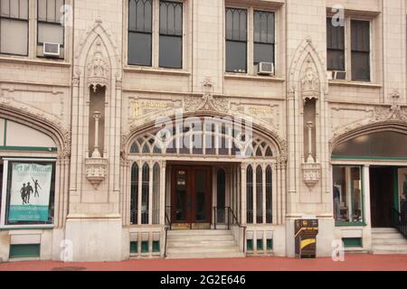 Charleston, Virginie de l'Ouest, États-Unis. Vue extérieure du Grand Masonic Lodge (b. 1893). Banque D'Images